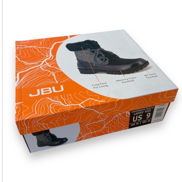 JBU Southgate Herringbone Memory Foam Boots | Size 9 | $35 - Picture 4 of 7